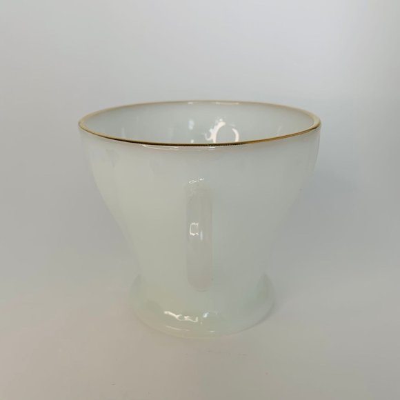 Vintage Swirl Golden Shell Lustre Creamer & Open Sugar by Anchor Hocking - Picture 7 of 13